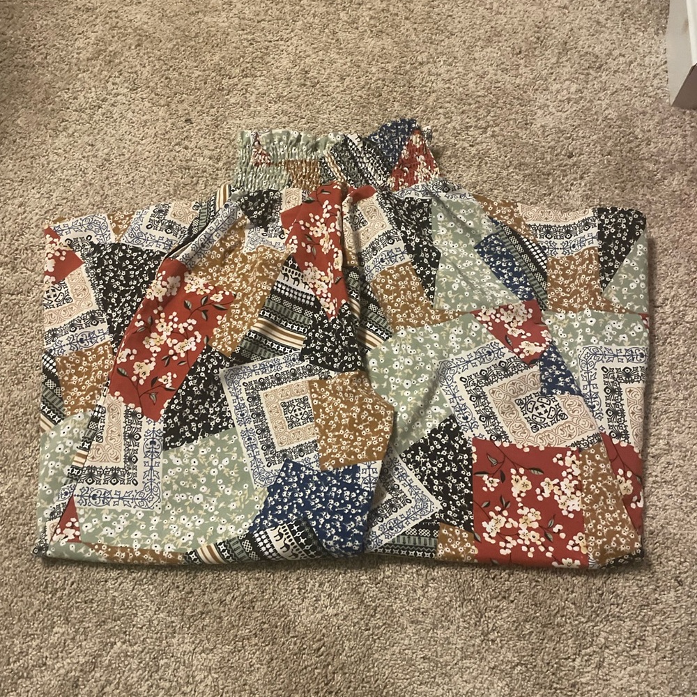 Patterned pants from SHEIN